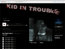 Tablet Screenshot of kidintrouble.bandcamp.com