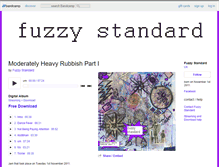 Tablet Screenshot of fuzzystandard.bandcamp.com