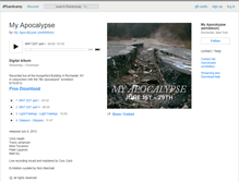 Tablet Screenshot of myapocalypse2012.bandcamp.com