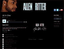 Tablet Screenshot of allenritter1.bandcamp.com