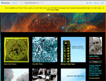 Tablet Screenshot of jamesgillice.bandcamp.com