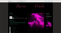 Desktop Screenshot of barrenwaste.bandcamp.com