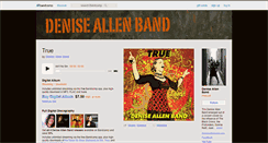 Desktop Screenshot of deniseallenband.bandcamp.com