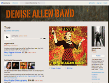 Tablet Screenshot of deniseallenband.bandcamp.com