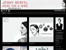 Tablet Screenshot of jennyberkel.bandcamp.com