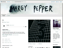 Tablet Screenshot of margypepper.bandcamp.com