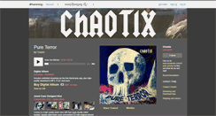 Desktop Screenshot of chaotix.bandcamp.com