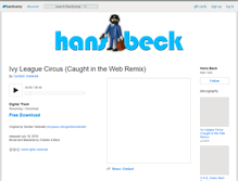Tablet Screenshot of hansbeck.bandcamp.com