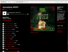 Tablet Screenshot of hermanosdehierro2012.bandcamp.com
