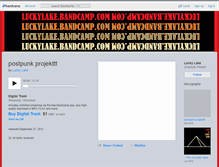 Tablet Screenshot of luckylake.bandcamp.com