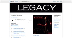 Desktop Screenshot of legacymagazine.bandcamp.com