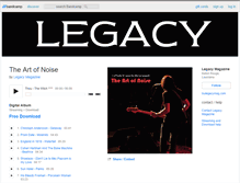 Tablet Screenshot of legacymagazine.bandcamp.com