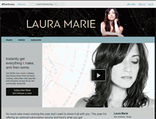 Tablet Screenshot of lauramarie.bandcamp.com