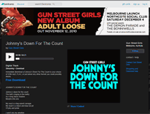 Tablet Screenshot of gunstreetgirls.bandcamp.com