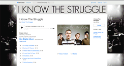 Desktop Screenshot of iknowthestruggle.bandcamp.com