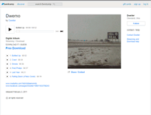 Tablet Screenshot of dweller1.bandcamp.com