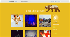 Desktop Screenshot of bearlikemouse.bandcamp.com