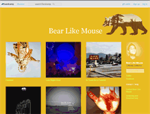 Tablet Screenshot of bearlikemouse.bandcamp.com