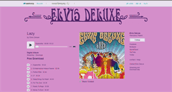 Desktop Screenshot of elvisdeluxe.bandcamp.com