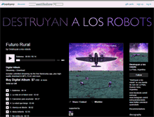 Tablet Screenshot of destruyanalosrobots.bandcamp.com
