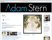 Tablet Screenshot of adamstern.bandcamp.com
