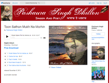 Tablet Screenshot of pashaurasinghdhillon.bandcamp.com