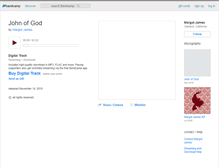 Tablet Screenshot of margotjames.bandcamp.com