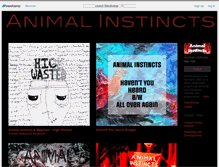 Tablet Screenshot of animalinstincts.bandcamp.com