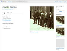 Tablet Screenshot of cinnamonbluesband.bandcamp.com