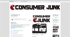 Desktop Screenshot of consumerjunk.bandcamp.com