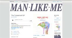 Desktop Screenshot of manlikeme.bandcamp.com