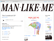 Tablet Screenshot of manlikeme.bandcamp.com