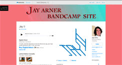 Desktop Screenshot of jayarner.bandcamp.com