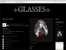 Tablet Screenshot of glasseshc.bandcamp.com