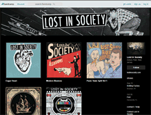 Tablet Screenshot of lostinsociety.bandcamp.com