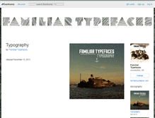Tablet Screenshot of familiartypefaces.bandcamp.com