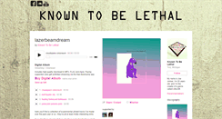 Desktop Screenshot of knowntobelethal.bandcamp.com