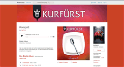 Desktop Screenshot of kurfuerst.bandcamp.com