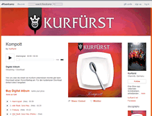 Tablet Screenshot of kurfuerst.bandcamp.com