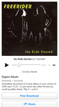 Mobile Screenshot of freerider.bandcamp.com