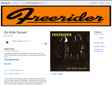 Tablet Screenshot of freerider.bandcamp.com