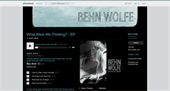 Desktop Screenshot of behnwolfemusic.bandcamp.com