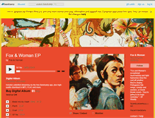 Tablet Screenshot of foxwoman.bandcamp.com