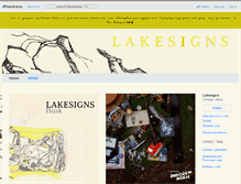 Tablet Screenshot of lakesigns.bandcamp.com