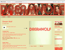 Tablet Screenshot of dreamwolf.bandcamp.com