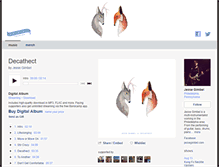 Tablet Screenshot of jessegimbel.bandcamp.com