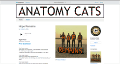 Desktop Screenshot of anatomycats.bandcamp.com