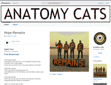 Tablet Screenshot of anatomycats.bandcamp.com