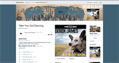 Desktop Screenshot of derekjames.bandcamp.com
