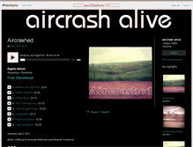 Tablet Screenshot of aircrash-alive.bandcamp.com
